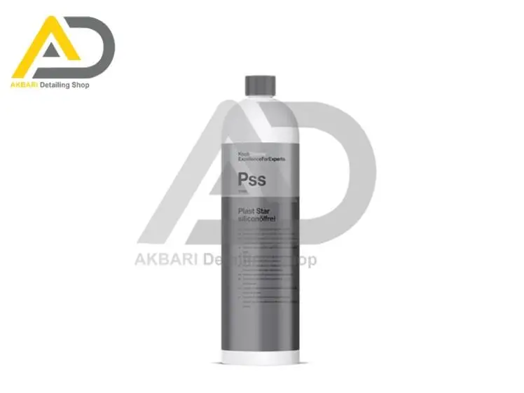 محافظ و مات کننده سطوح پلاستیکی مشکی 1 لیتری کوکمی - کخ کیمی مدل Koch Chemie Plast Stsr Silicone Free 1L