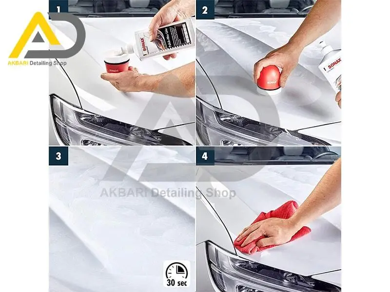  Sonax Polish & Wax Color White 500ml 