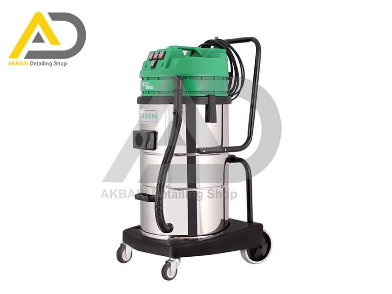  جاروبرقی سه موتور آب و خاک اتوماتیک گرین مدل Green Vacuum Cleaner Wet & Dry H703A 