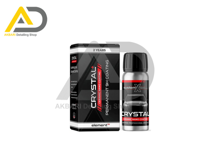 سرامیک بدنه خودرو کریستال پلاس سیستم ایکس مدل Crystal+ Ceramic Nano Coating 65ml