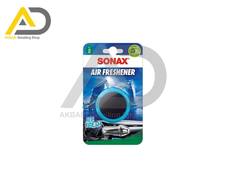 خوشبوكننده پنلی با رایحه آیس فرش سوناكس مدل Sonax Air Freshener Ice Fresh