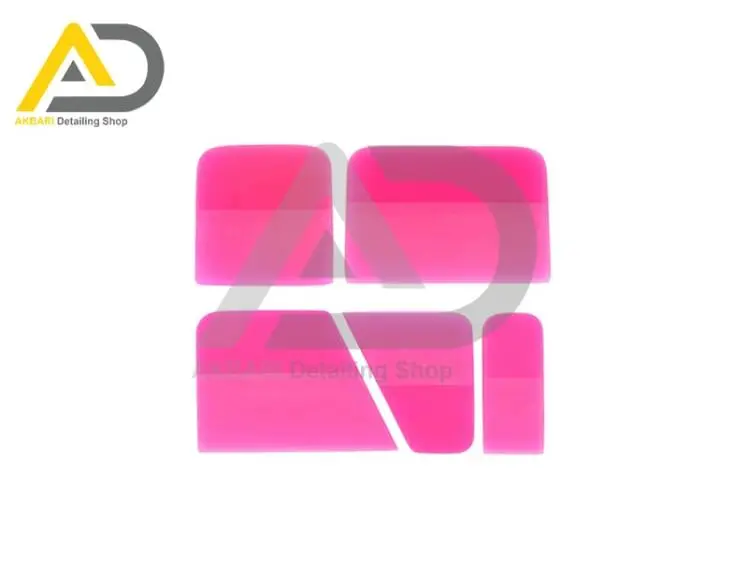 کیت 5 عددی کاردک اجرای کاور و پی پی اف هامبر مدل Humber Pink PPf Squeegee Kit