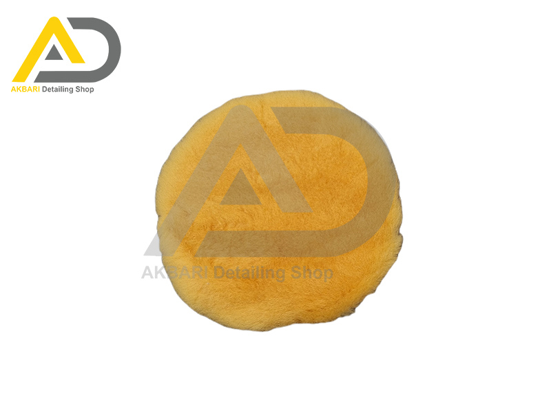  وول پد پوست بره نارنجی مدل Lambskin Polishing Pad 160mm 