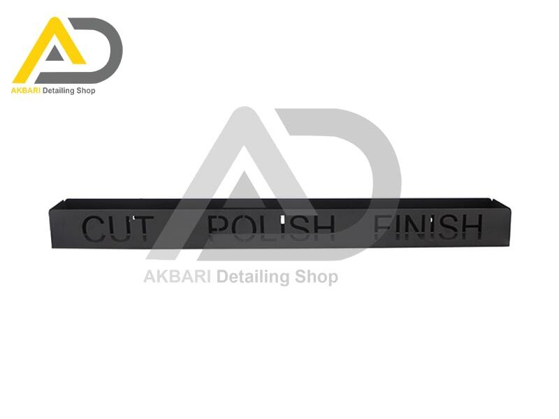  هولدر دیواری پولیش 90 سانتی متری مشکی مدل Cut Polish Finish Holder 