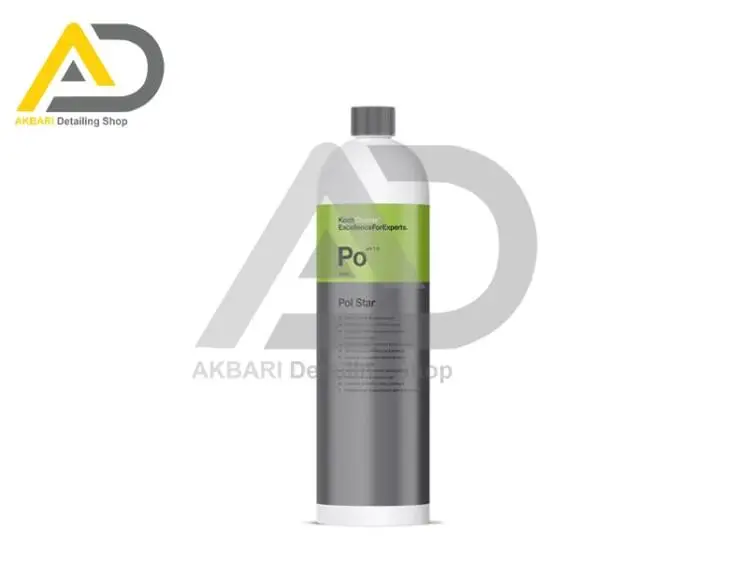 مايع كنستانتره شوينده پارچه و چرم 1 ليتری کوکمی - كخ كيمی مدل Po Pol Star 1L