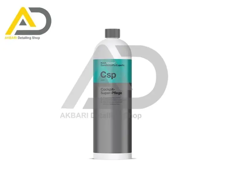 مایع محافظ براق کننده و تمیز کننده سطوح پلاستیکی کوکمی- کخ کیمی مدل Csp Cockpit Super Pflege