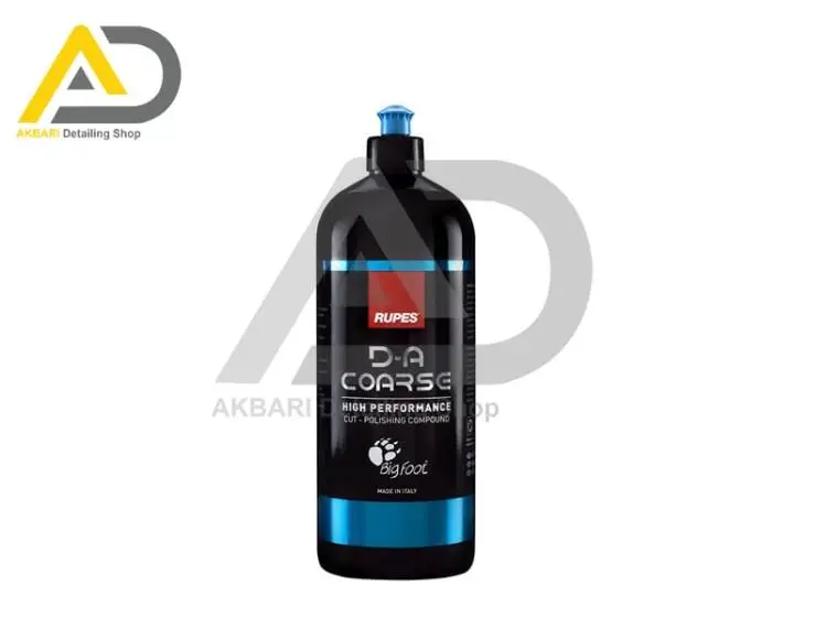 مایع پولیش زبر دوآل اکشن 1 لیتری روپس مدل Rupes High Performance Cut Polishing Compound 9.DACoarse