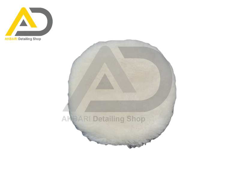  وول پد پوست بره سفید مدل Lambskin Polishing Pad 160mm 