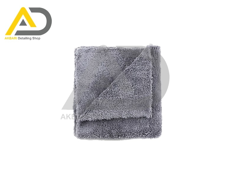  دستمال حوله ای مایکروفایبر خاکستری آدامز مدل Adams Borderless Gray Lite Plush Towel 40*40 