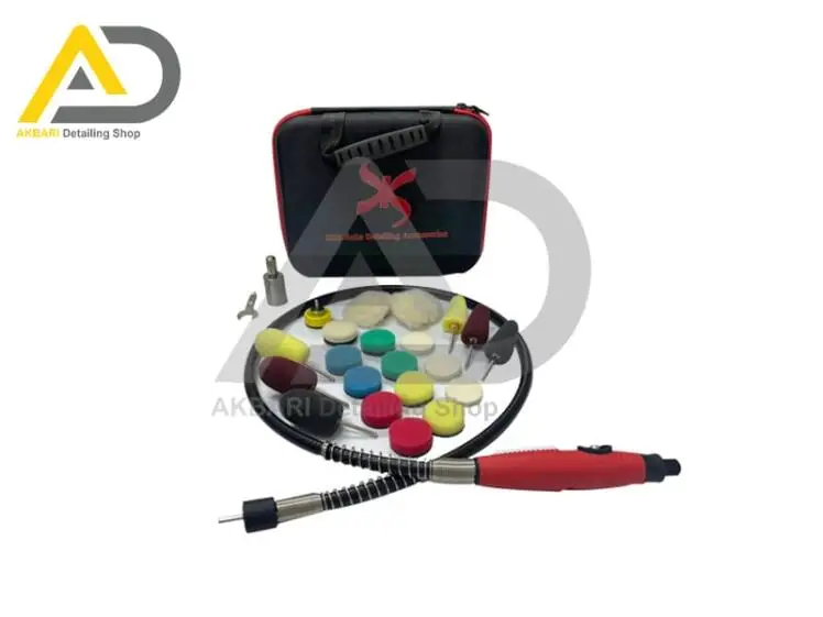 کیت کامل پولیش مینیاتوری اس آر اس مدل SRS Auto Detailing Accessories Kit