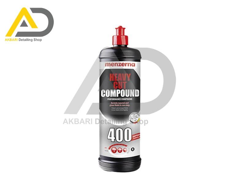  پوليش زبر منزرنا 1 لیتری با فرمول بهبود يافته مدل Menzerna Heavy Cut Compound 400 Improved Formula 