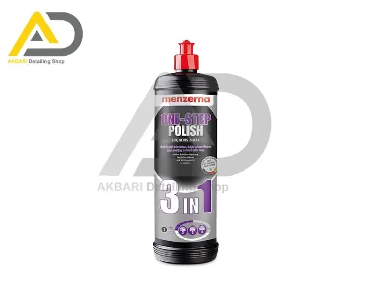 پولیش تک مرحله ای 1 لیتری منزرنا مدل Menzerna One Step Polish 3IN1 1L