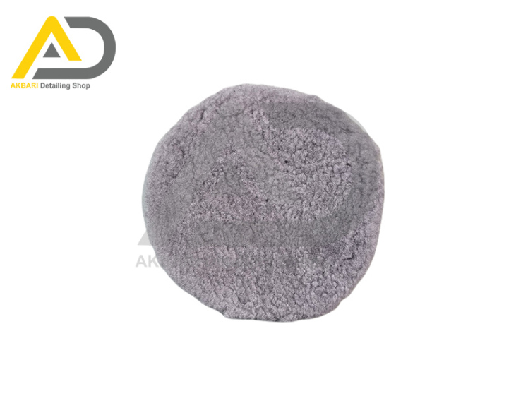 وول پد پوست بره طوسی مدل Lambskin Polishing Pad 160mm