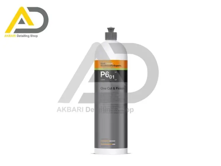 پولیش زبر تک مرحله ای 1 لیتری کوکمی-کخ کیمی مدل Koch Chemie One Cut & Finish P6.01
