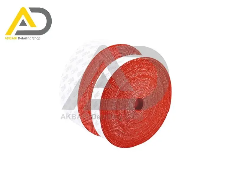 رول 15 متری نمد نارنجی مخصوص کاردک اجرای کاور و پی پی اف تری ام مدل 3M Length Orange Felt Squeegees Mini Roll 5cm15m