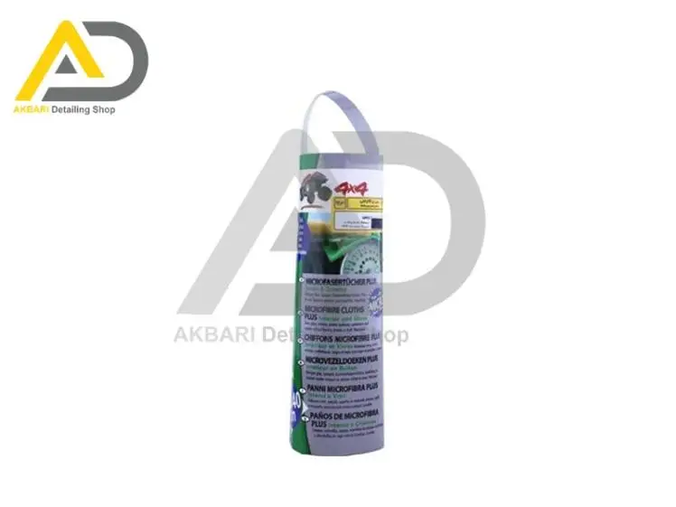 دستمال مایکروفایبر نانو پلاس دوعددی مصرف داخلی مدل 4x4 Microfiber Cloth PLUS Double 