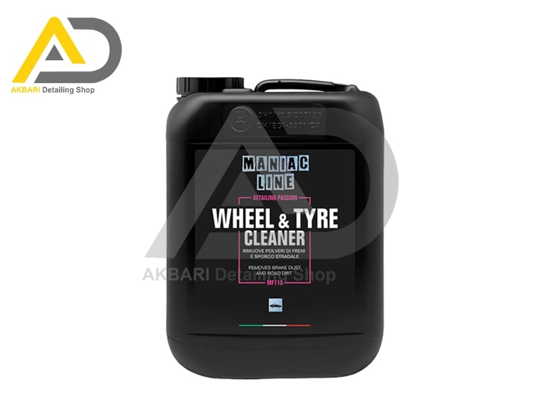  تمیز کننده رینگ و لاستیک 5 لیتری مانیاک مفرا مدل Wheel & Tyre Cleaner 