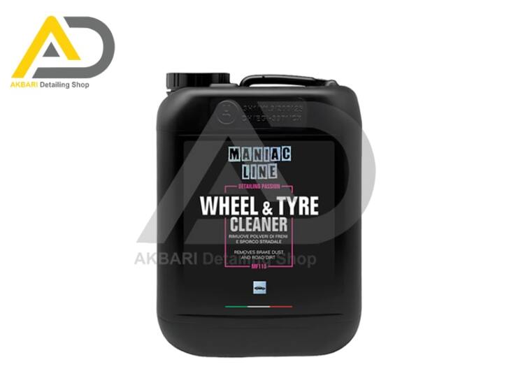 تمیز کننده رینگ و لاستیک 5 لیتری مانیاک مفرا مدل Wheel & Tyre Cleaner