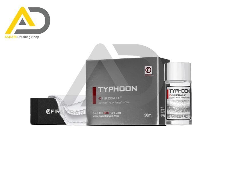  سرامیک بدنه خودرو 50 میلی‌لیتری فایربال مدل Fireball Typhoon+ Top Coat 