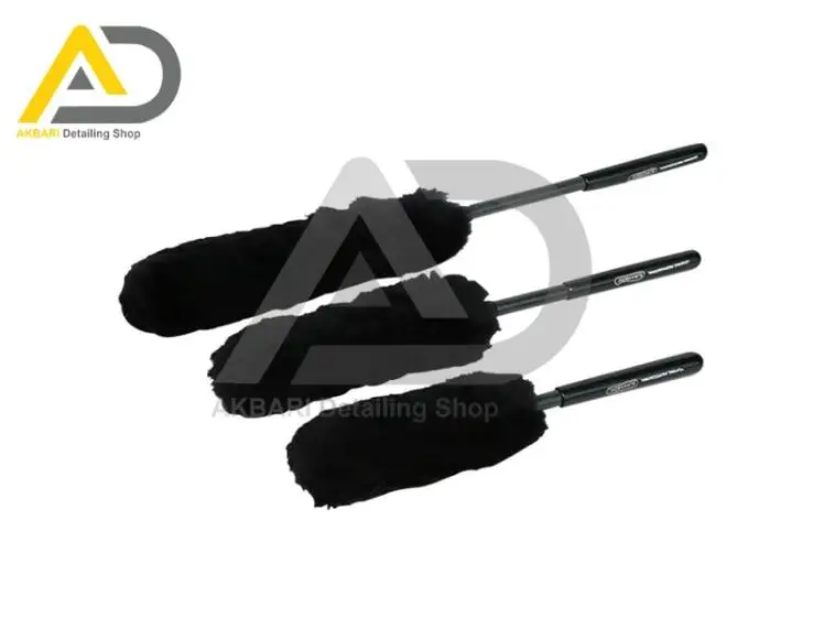 کیت سه عددی فرچه مایکروفایبر مخصوص رینگ خودرو سورین‌ بو