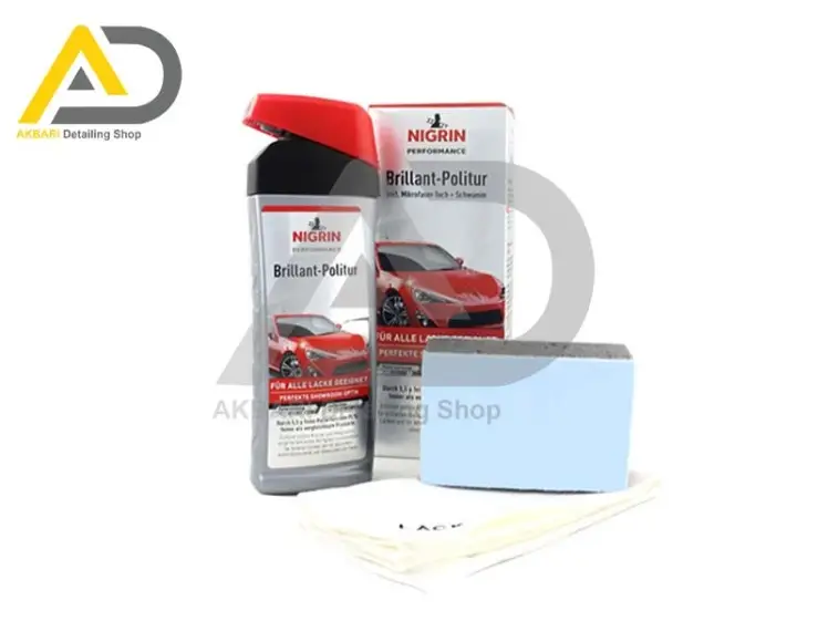 کیت مایع پولیش برلیانت توربو نیگرین مدل Nigrin Performance Brilliant Polish Turbo 500ml