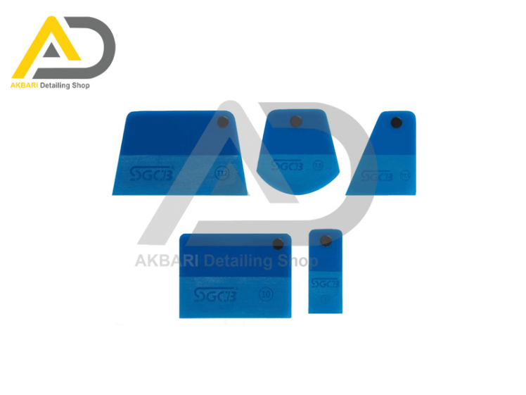 ست ابزارآلات اجرای کاور و پی پی اف اس جی سی بی مدل SGCB PPF Squeegee Kit