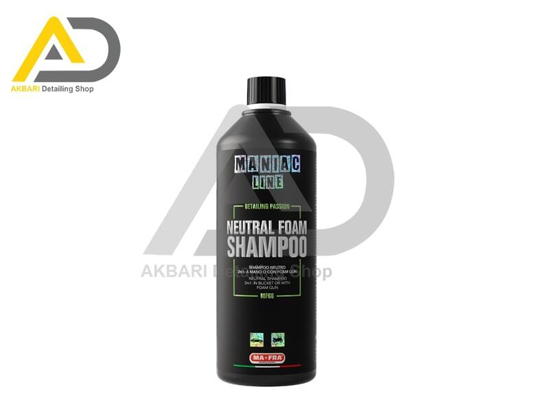  شامپو فوم طبیعی 1 لیتری مانیاک مفرا Neutral Foam Shampoo 