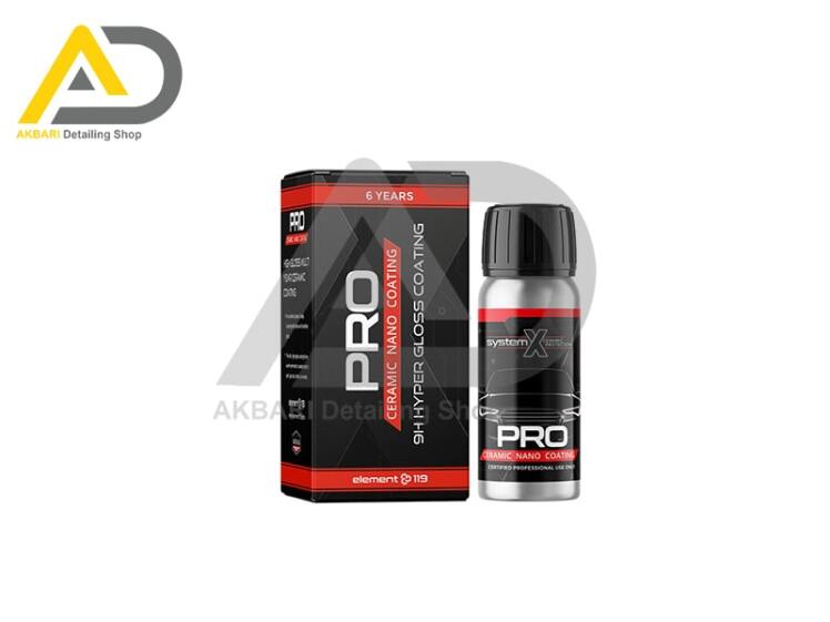 سرامیک بدنه خودرو پرو سیستم ایکس مدل System X Pro Ceramic Nano Coating 9H 65ml