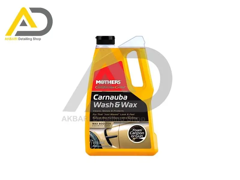 شامپو واکس کارناوبا کنسانتره 2 لیتری مادرز Mothers Carnauba Wash & Wax 5674 