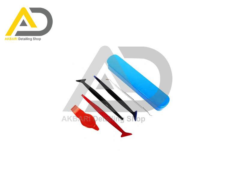 کیت ابزار اجرای کاور و پی پی اف هامبر مدل Humber Tool Set for Car Wrapping 5Pcs